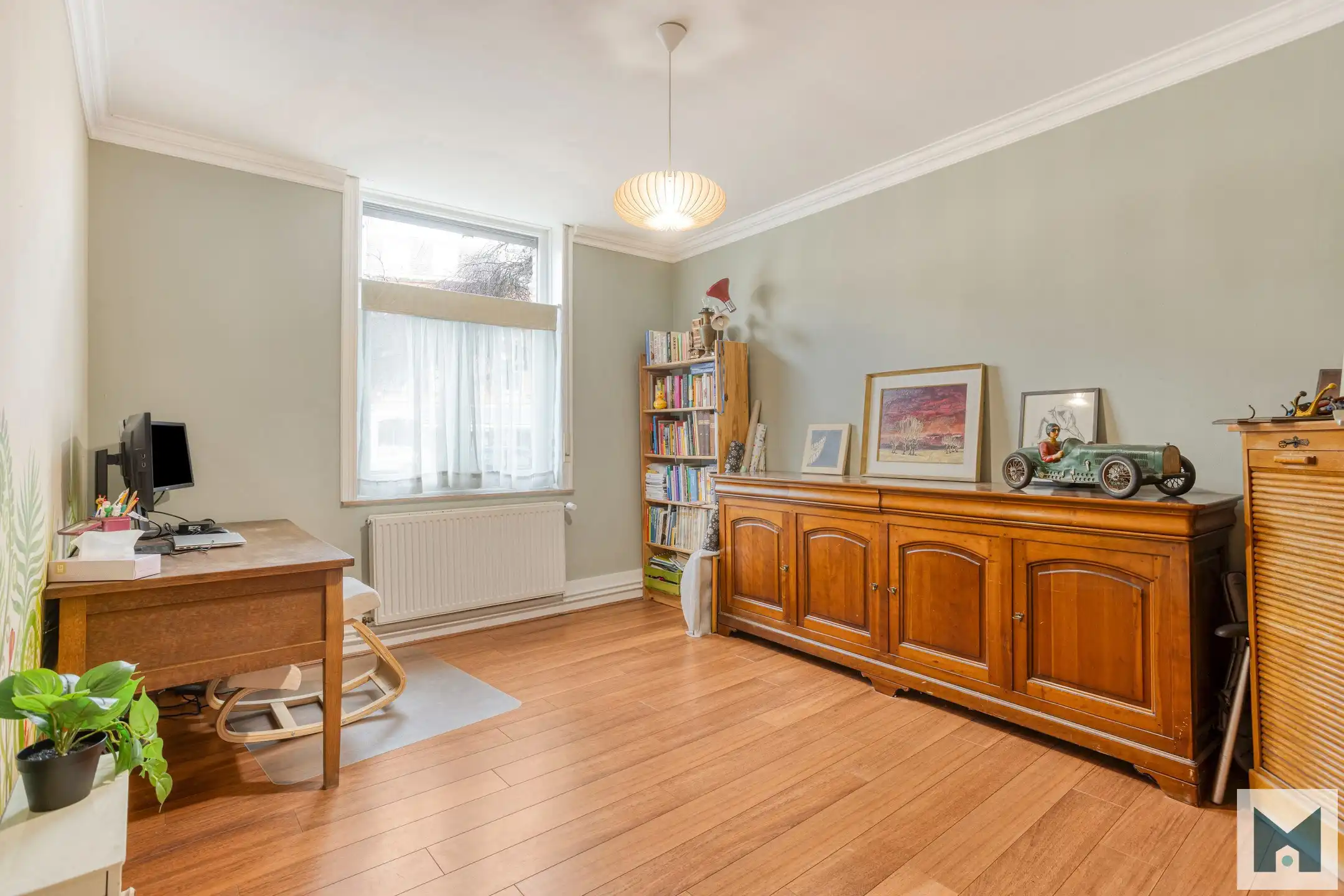 Ruim gelijkvloers appartement met 2 slpks en ruime atelier! foto 12