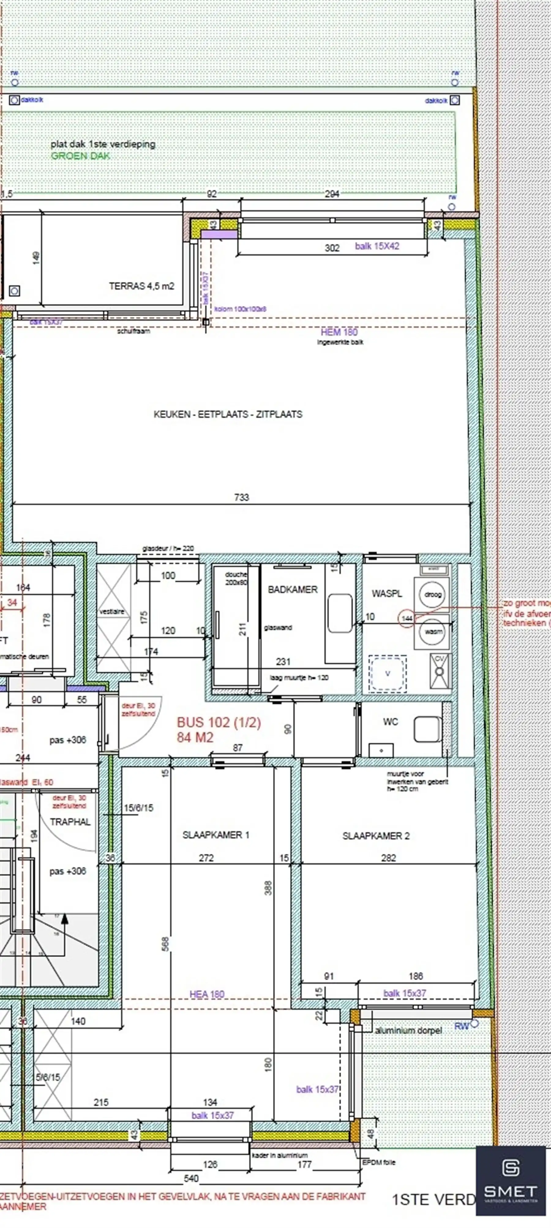 NIEUW APPT MET 2 SLPKS EN AUTOSTAANPL. foto 25