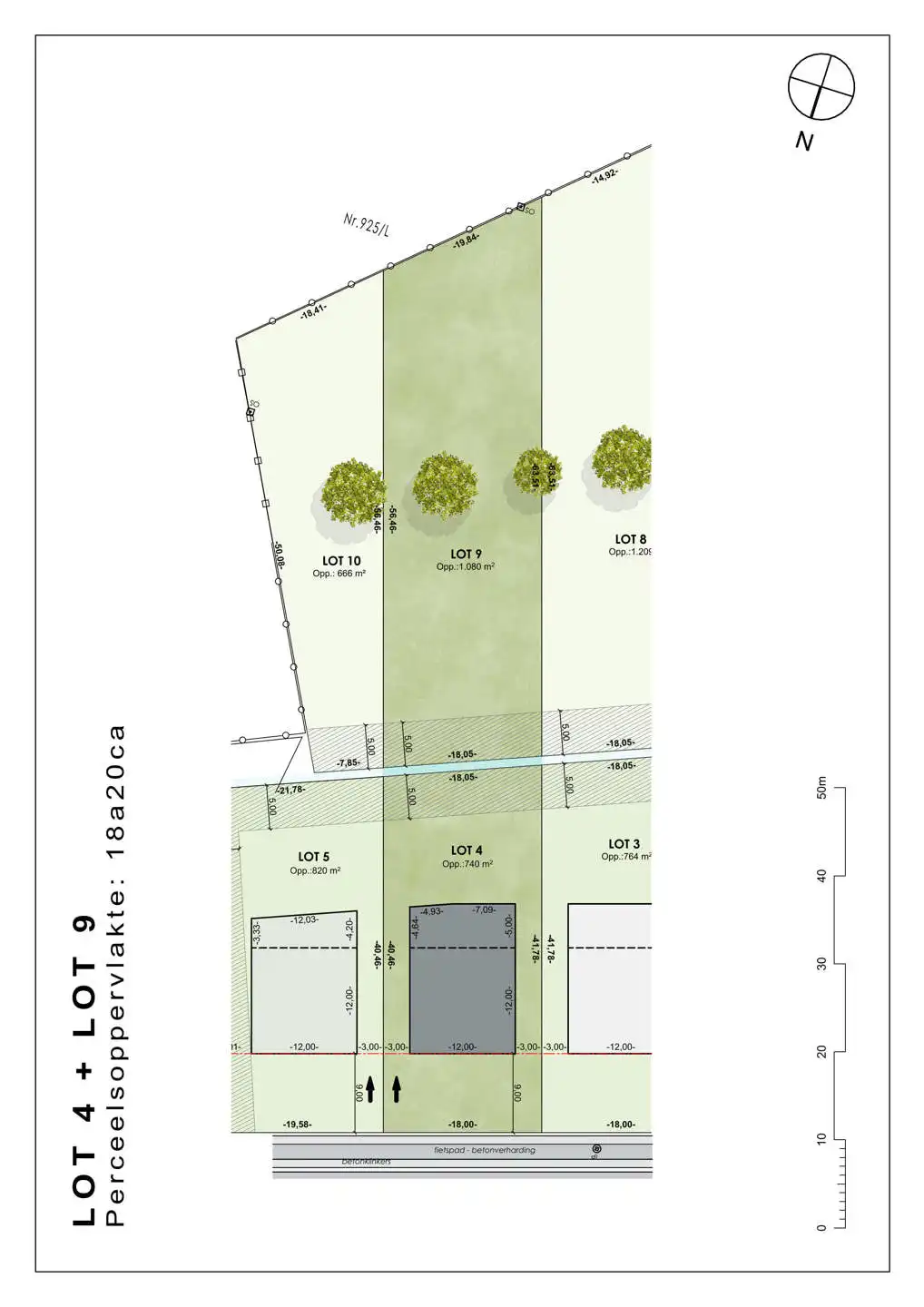 Bouwgrond open bebouwing met vergund plan - 1820m² foto 13