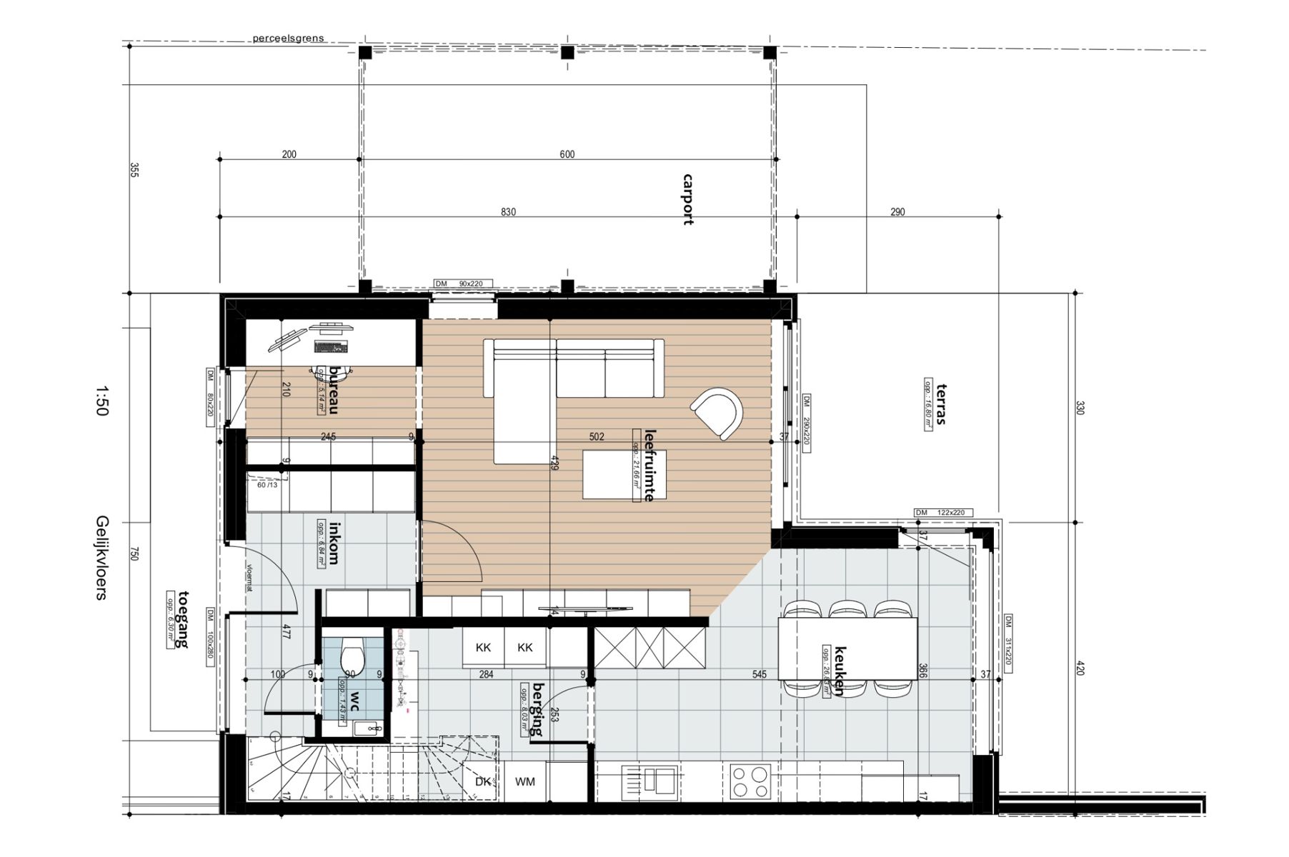 Hedendaagse 3–gevelwoning te Geraardsbergen foto 11