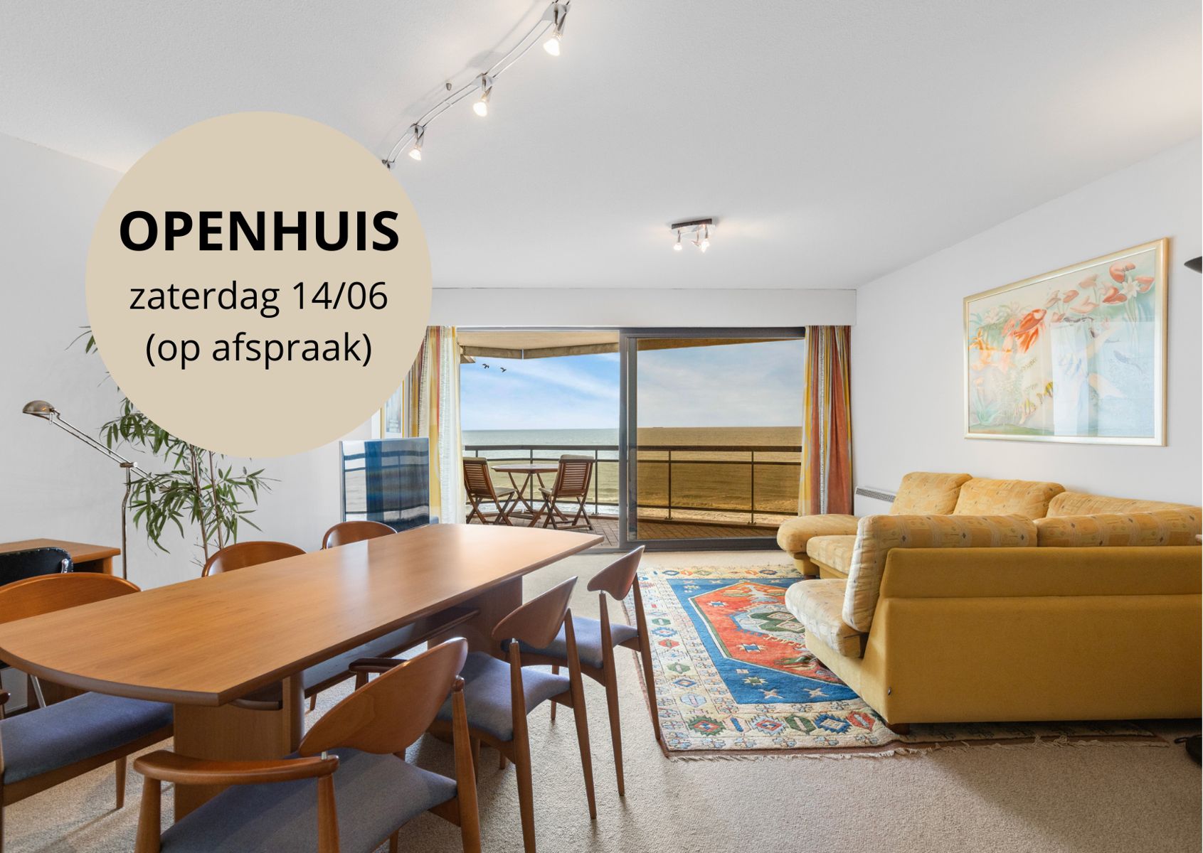 Wakker worden met frontaal zeezicht – jouw droomappartement in Blankenberge! foto {{pictureIndex}}