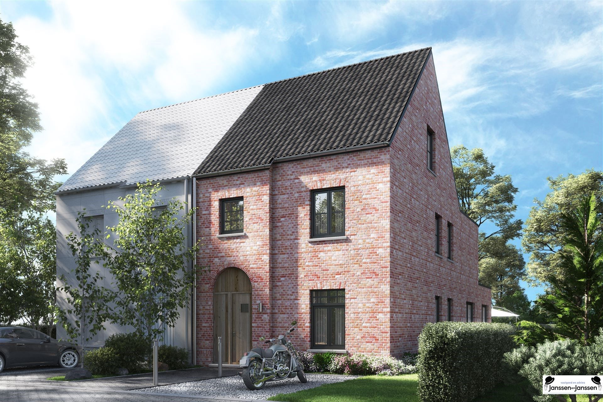 Nieuwbouwwoning gelegen nabij het centrum van Gooreind foto {{pictureIndex}}