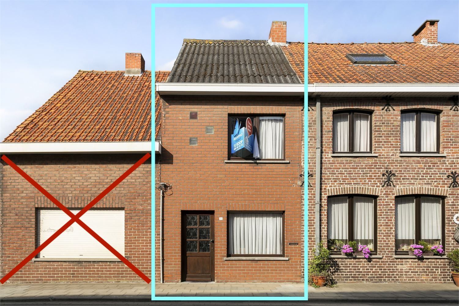 Knusse rijwoning met 2 slpks, tuin en toekomstig HOB-potentieel in rustige ligging foto 7