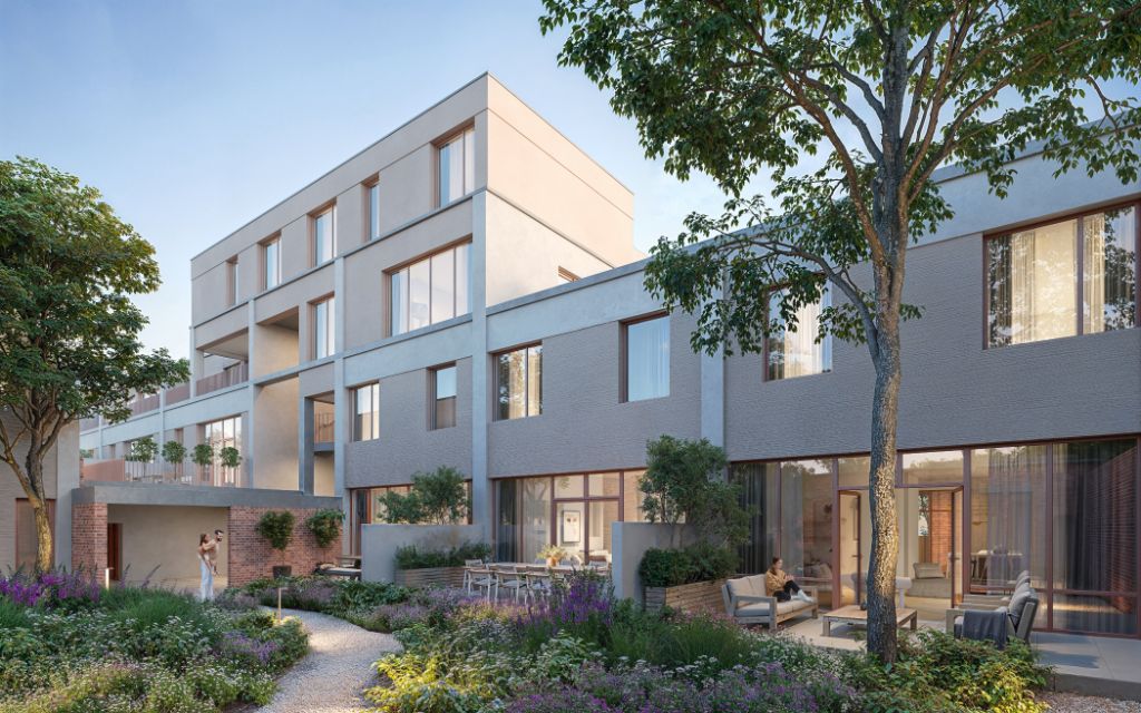 VERLAAGDE BTW-REGEL VAN 6% TEM. JUNI - Unieke kans! – Duplex penthouse in een reconversieproject van een voormalige textielfabriek met aangename terrassen en gemeenschappelijke tuin. foto 2