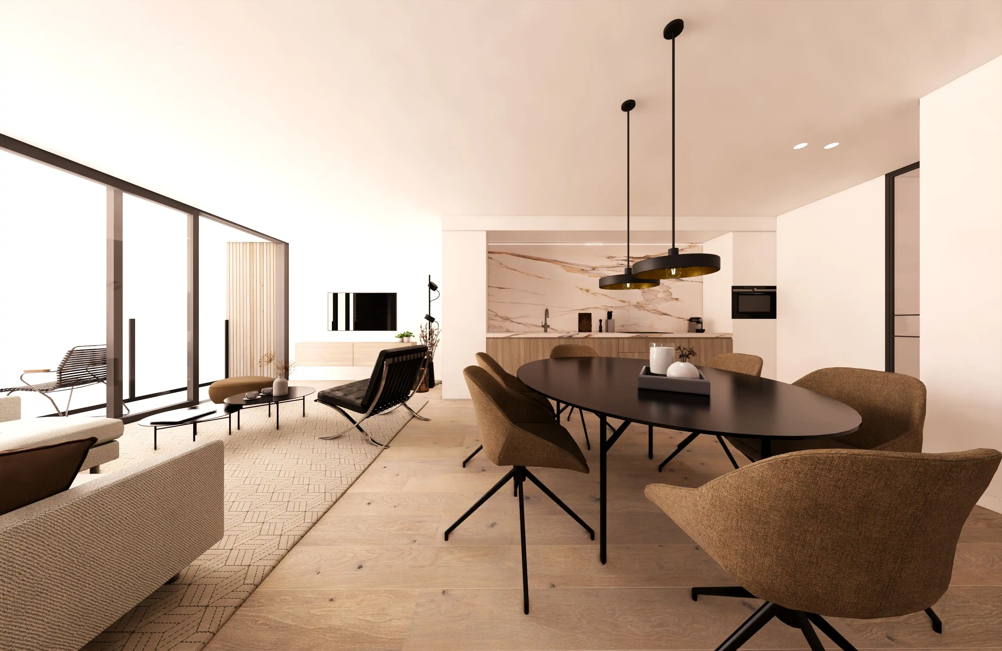 INSTAPKLAAR GELIJKVLOERS APPARTEMENT MET TERRASSEN NABIJ ZEE foto 6