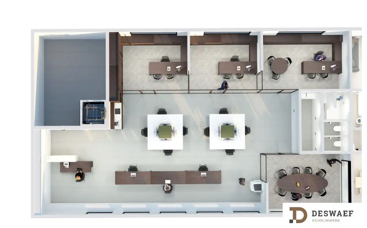 Prachtige kantoorruimte, 275 m², met private parking, gunstig gelegen te Torhout. foto 19