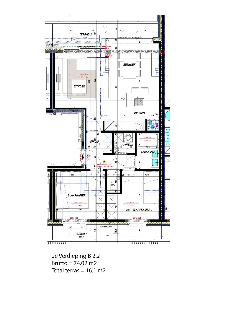 Nieuwbouwappartement B2.2 VD +2 foto 13