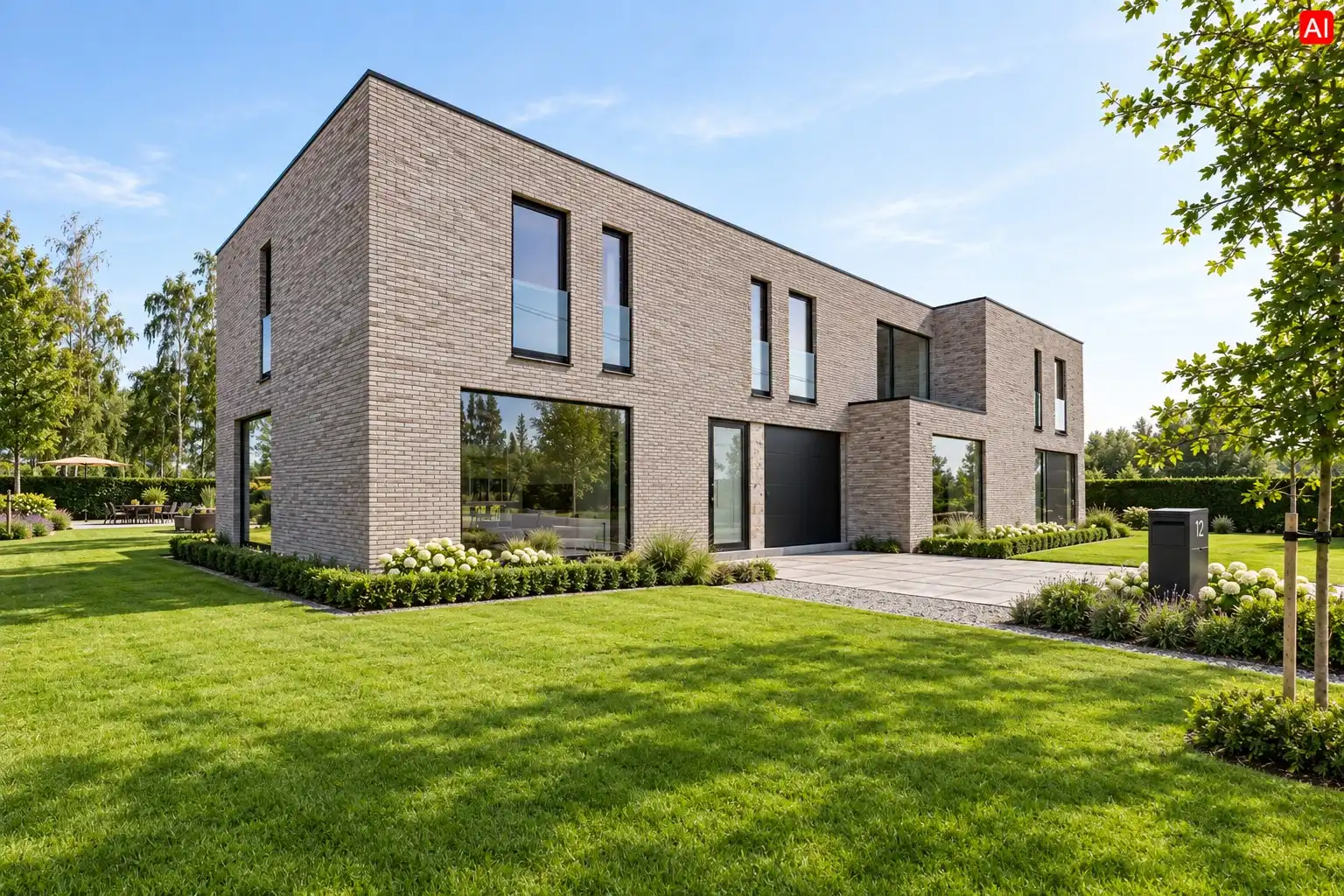 PRACHTIGE MODERNE WONING MET TUIN | GARAGE EN BIJGEBOUW (24 m²) foto {{pictureIndex}}