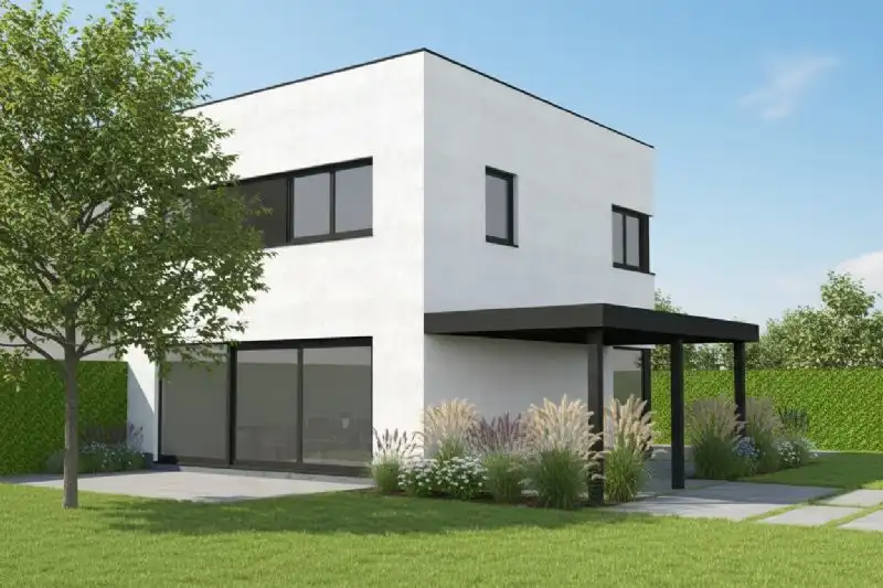 Nieuw te bouwen halfopen woning te Waregem. foto 2