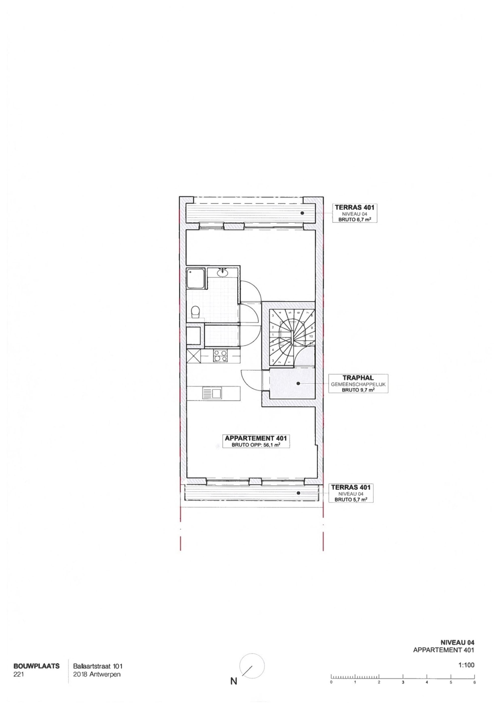 Prachtige penthouse te huur met 2 terrassen en 1 slaapkamer foto 6