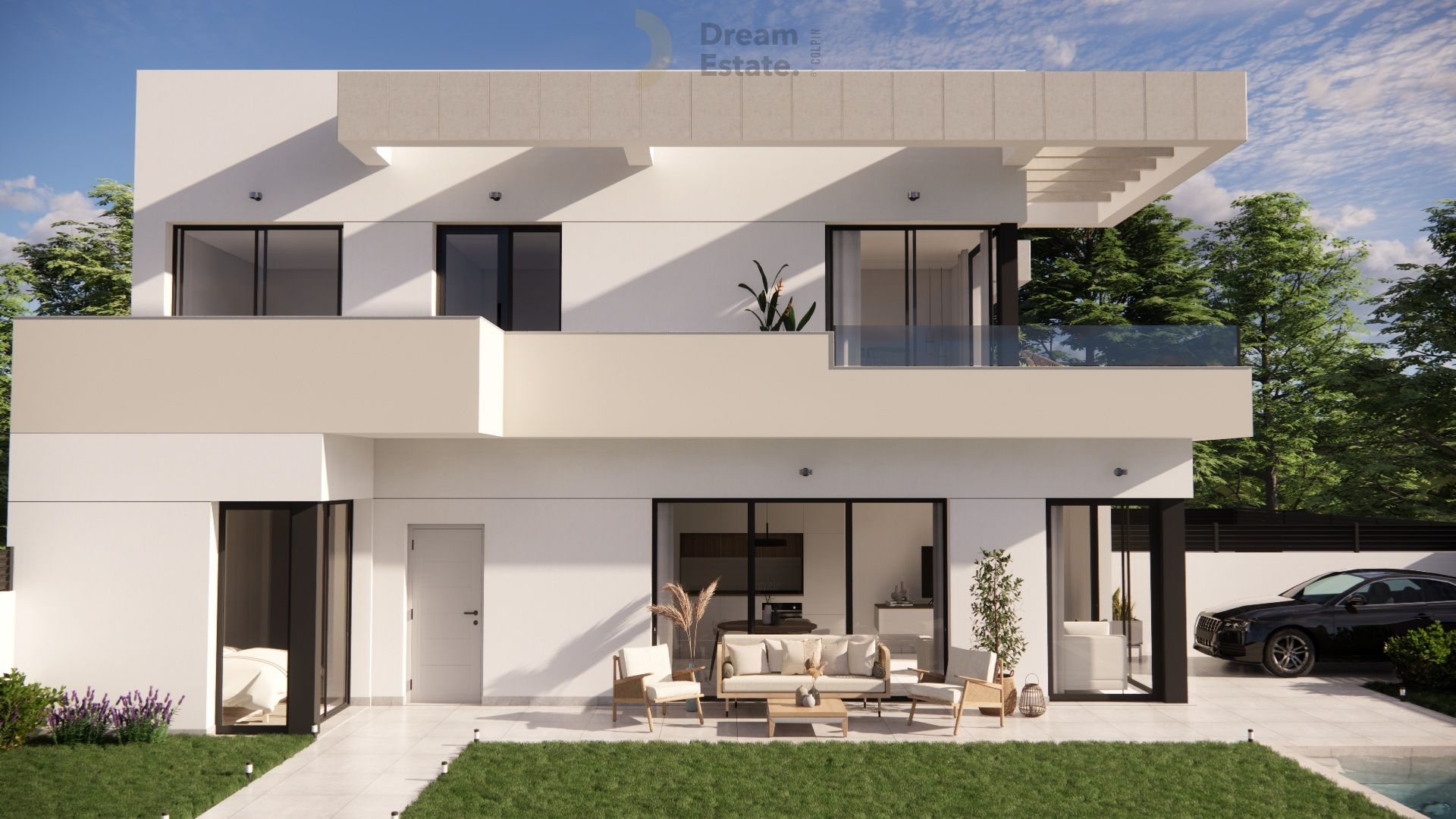 Nieuwbouwvilla Pareada gelegen in Los Montesinos. foto {{pictureIndex}}