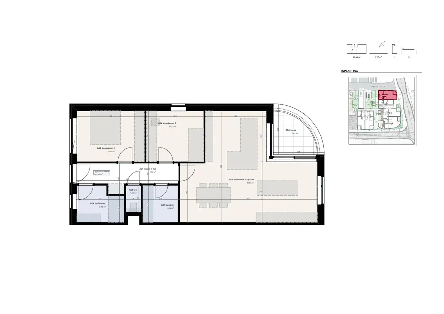 Appartement met 2 slaapkamers foto 3