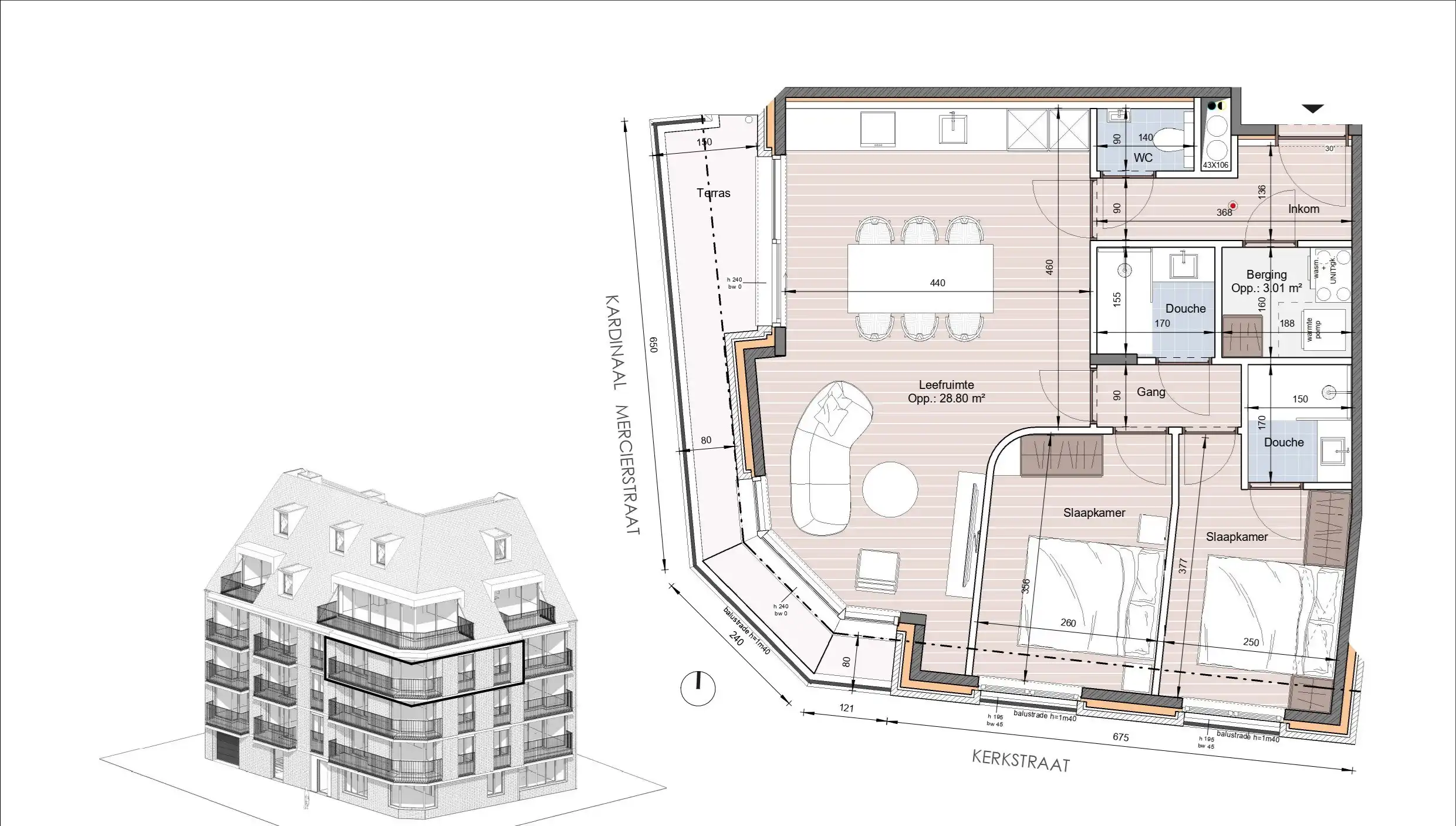 Stijlvol hoekappartement met terras in Residentie Antoine – Heist foto 4