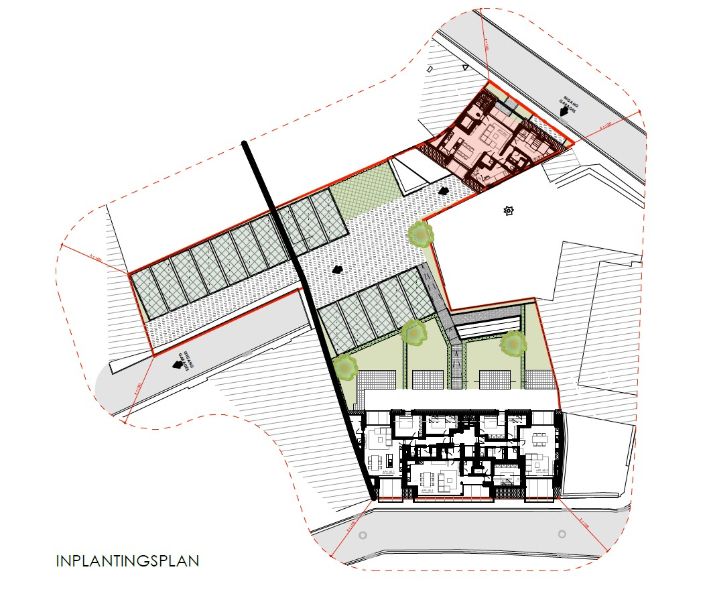 Appartement op het tweede verdiep met terras voor- en achteraan. foto 2