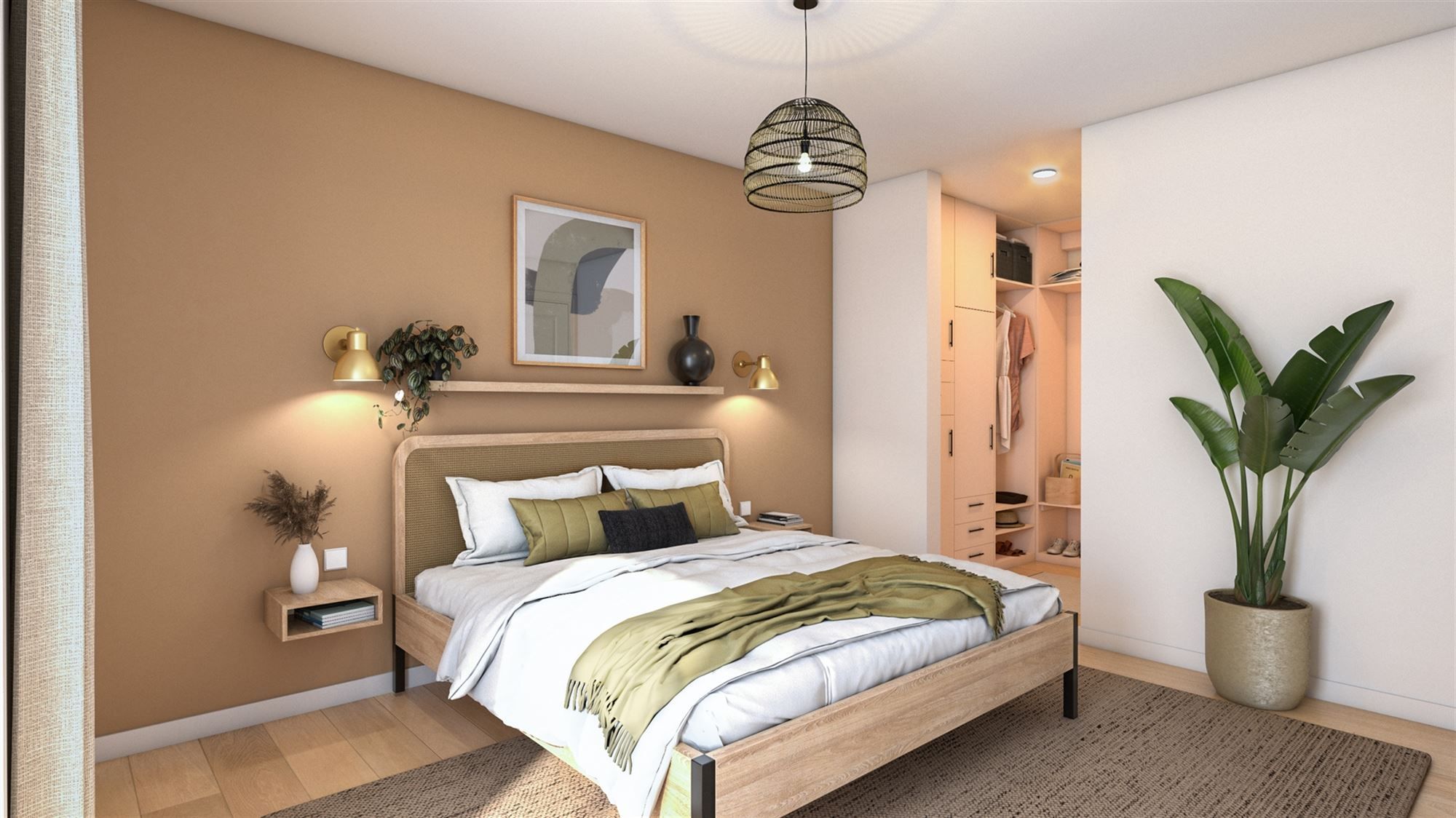 NIEUWBOUWWONING MET 3 SLAAPKAMERS UITERST CENTRAAL DOCH RUSTIG GELEGEN TE ZONHOVEN foto 7