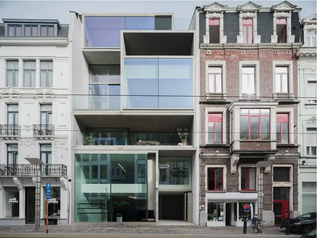 Domus Aurea - internationaal bekroonde wereldarchitectuur van Govaert en Vanhoutte Architecten. foto {{pictureIndex}}