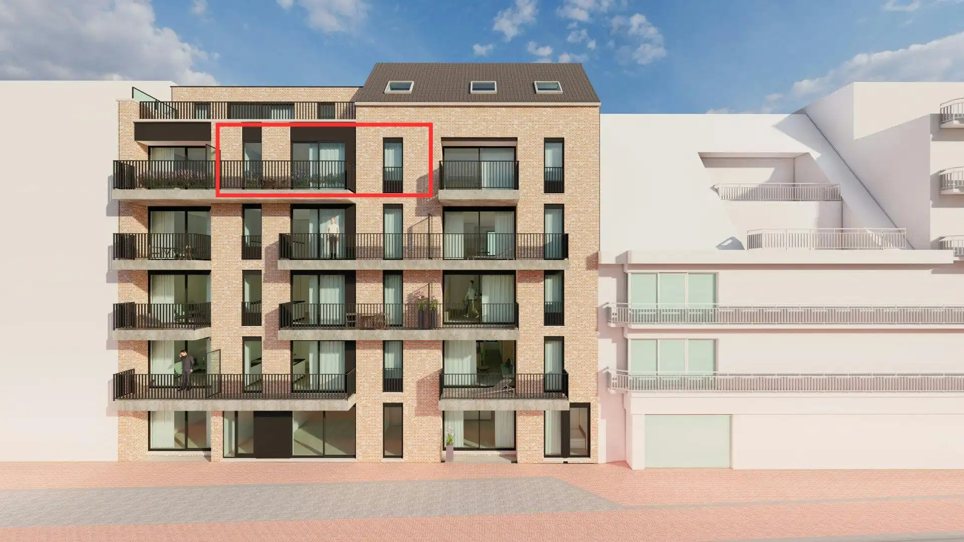 Nieuwbouwresidentie op toplocatie in centrum Middelkerke! foto {{pictureIndex}}