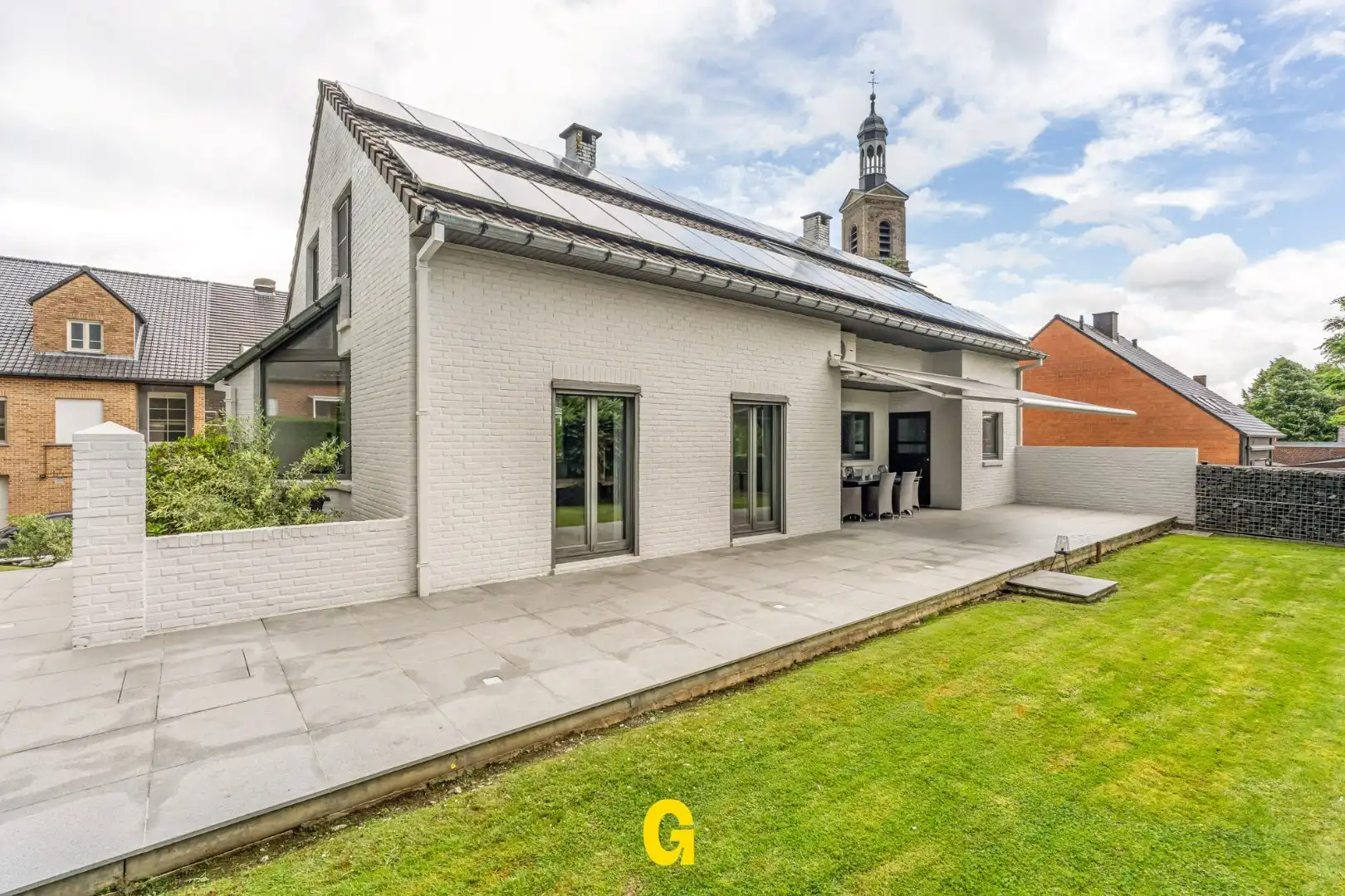 Knappe halfopen woning met een aantrekkelijke tijdloze architectuur, in perfecte staat, op 5a 67ca - label C foto 28