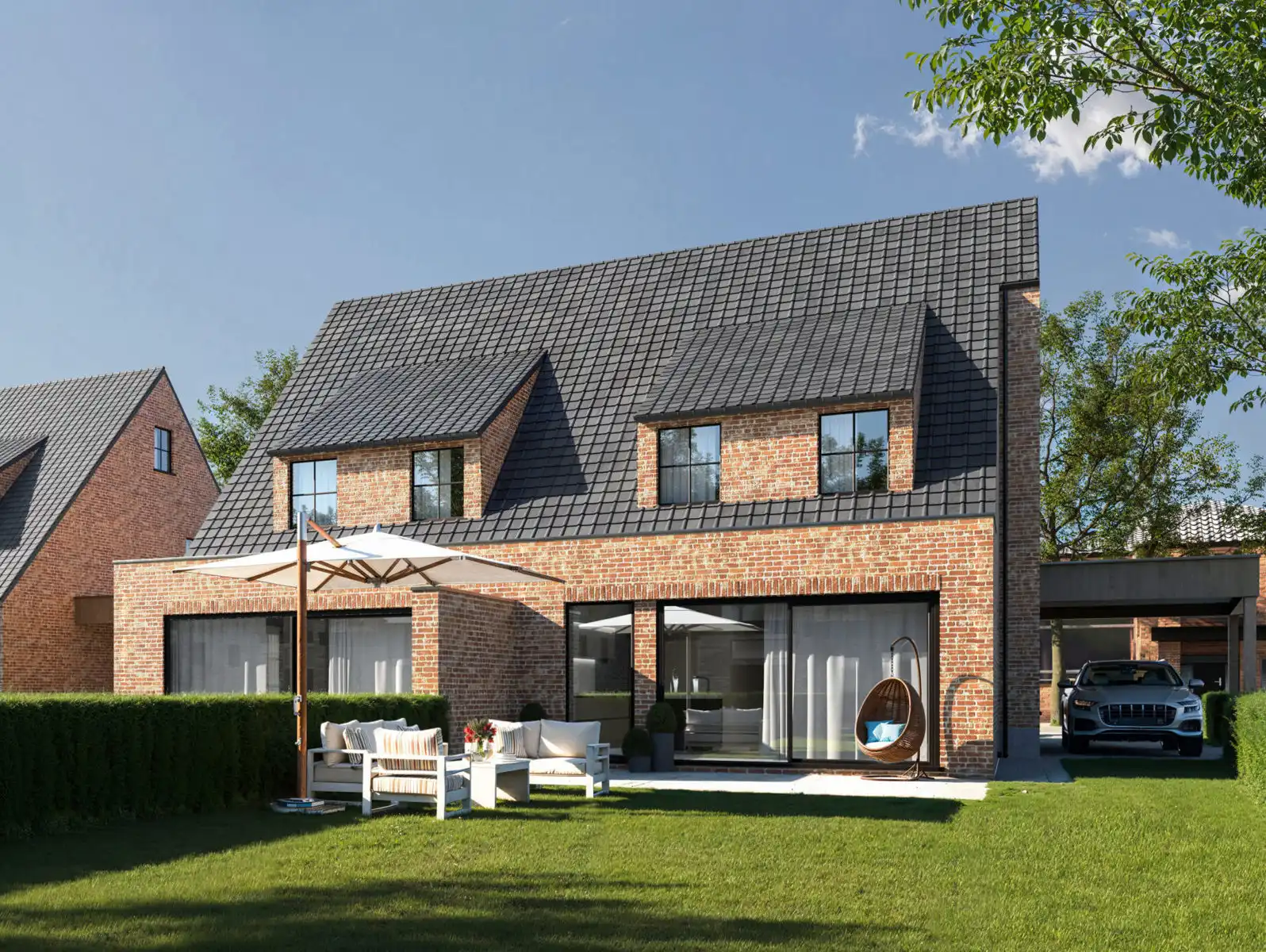 Hoogwaardig afgewerkte nieuwbouwwoning in Zele foto 2