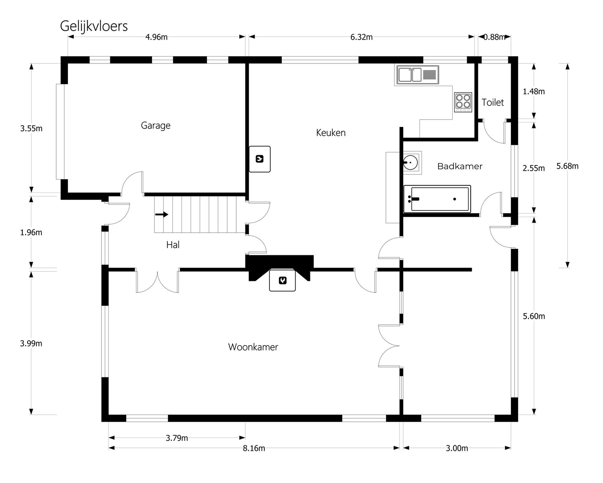 RUIME, PERFECT ONDERHOUDEN WONING MET ZUIDGERICHTE TUIN VLAKBIJ KEIHEUVEL foto 27