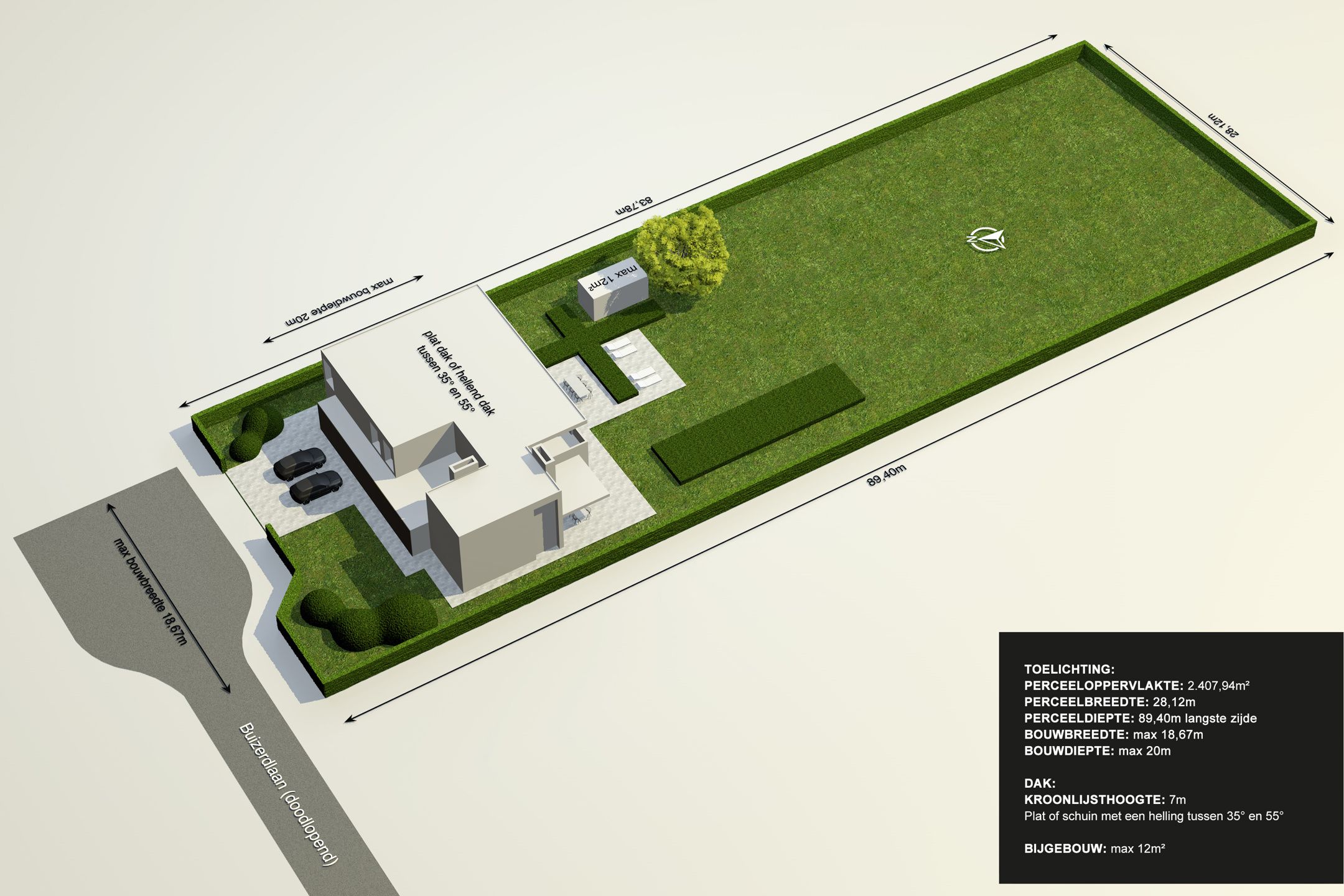 Exclusieve bouwgrond van ca. 2.400 m² in Brecht foto {{pictureIndex}}