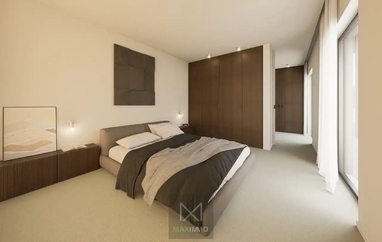 Exclusieve en energiezuinige gelijkvloerse villa in afwerkingsfase – zicht op velden & bos foto 9