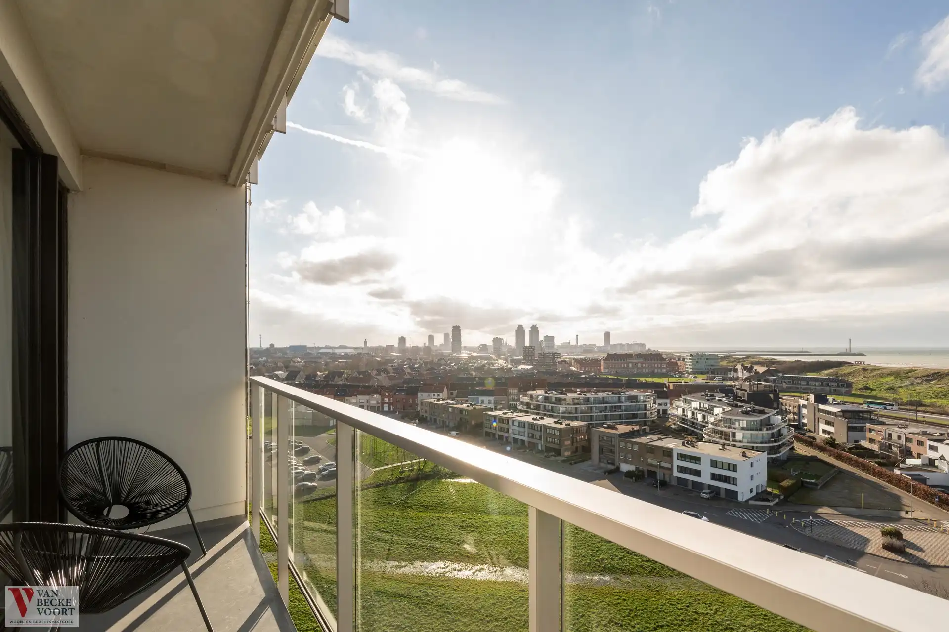 Appartement met panoramisch zee- en duinenzicht foto 7