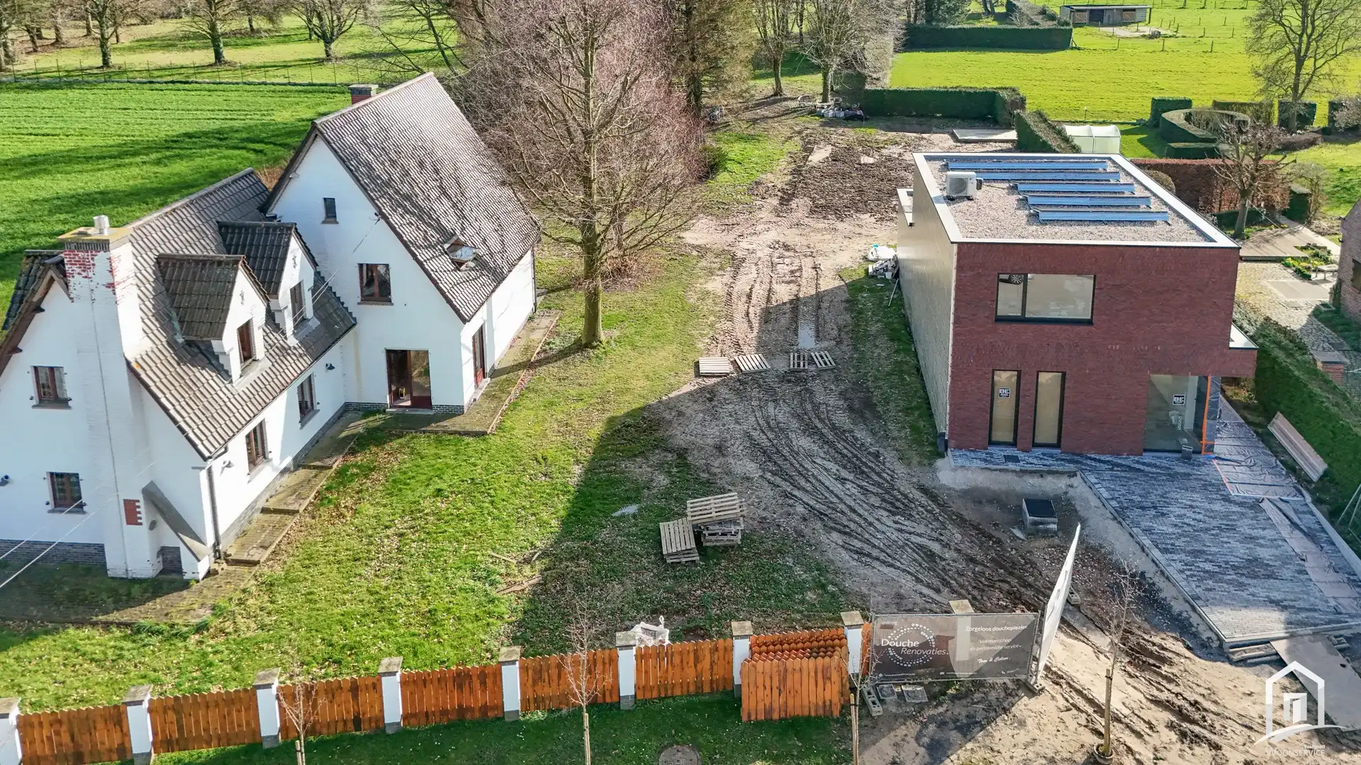 Bouwgrond voor halfopen bebouwing op toplocatie in Lede foto 4