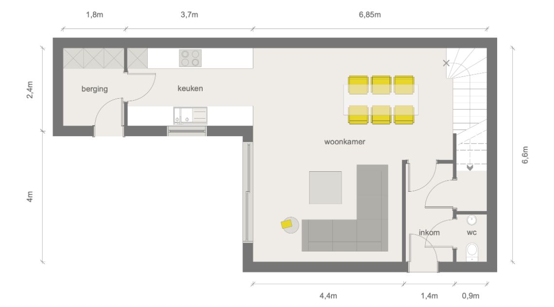 Prachtig appartement, 2 slaapkamers, rustig gelegen op wandelafstand van het centrum foto 6