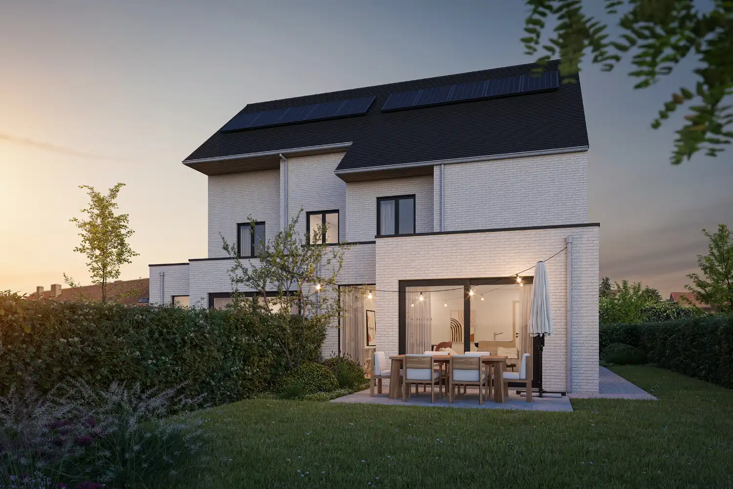 Nieuwbouwwoningen met 4 slaapkamers en garage foto {{pictureIndex}}